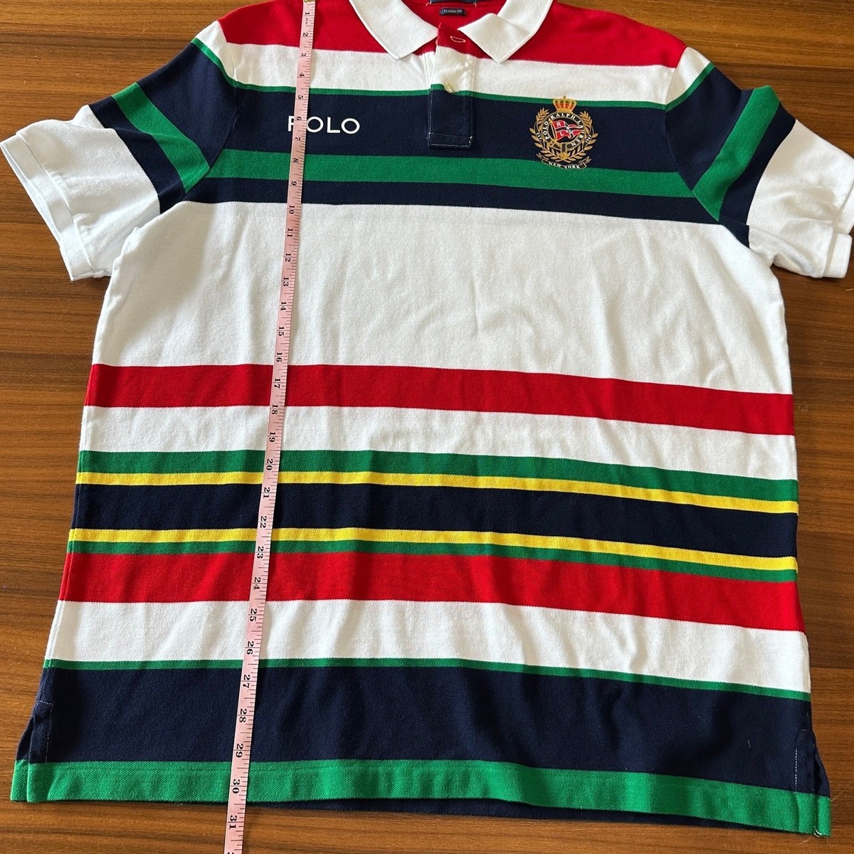 Nautical Striped Polo Ralph Lauren Polo Short Sleeve Shirt