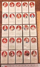 25 RACCOLTA Prayers VTG Set  Holy Cards 2 1/4" x4 1/4"  Unused Unhandled & Nice!