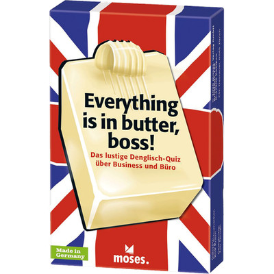 moses 90399 Everything is in Butter, boss-Denglisch Quiz mit 75 Redewendung ...