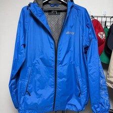 Stussy Blue Windbreaker Jacket Men's Light Used