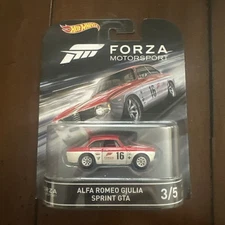 ALFA ROMEO GIULIA SPRINT * 3/5 FORZA MOTORSPORT * Hot Wheels Retro Entertainment