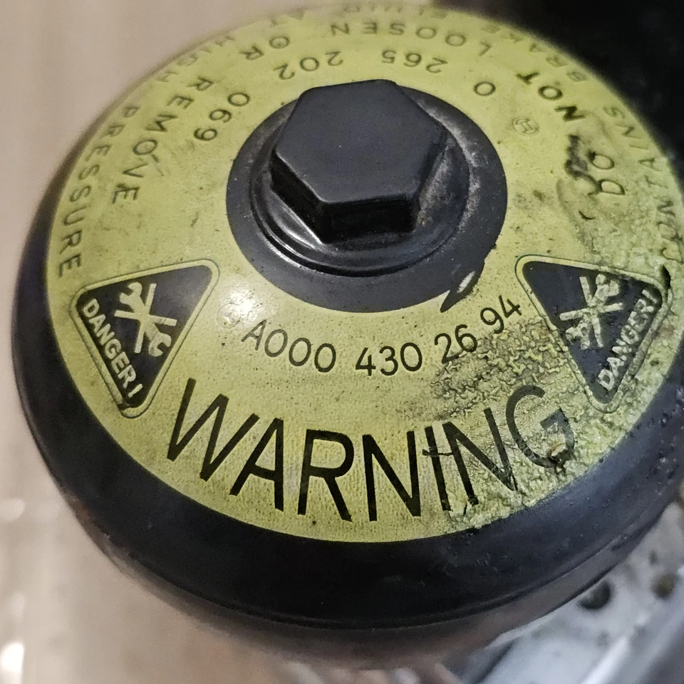 Unidad módulo bomba antibloqueo freno ABS 2003-2008 Mercedes-Benz W E SL 0265960061 Foto 4 de 4