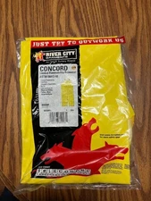 River City Yellow Bib Pants Adjustable Suspenders 800BF Rainwear Size L New