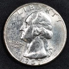 1957-P Washington Silver Quarter BU Uncirculated - Philadelphia Mint