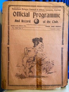 Tottenham Hotspur Vs Swansea Town 8th March 1930 Division 2 PRE WAR