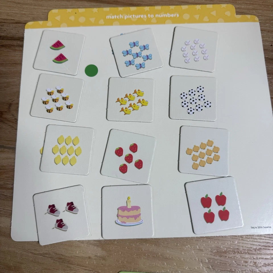 Almost Vintage Sesame Street Elmo’s Make-A-Match Memory Board Game 2006 - Image 4 of 4