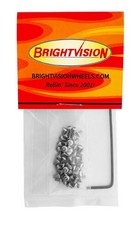 40 SHORT LENGTH 1-72 Hex-Drive Button-Head Screw-In Rivets For Restorations