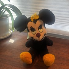 Vintage Minnie Mouse Disney Doll Plush Toy California 1960s NO DRESS