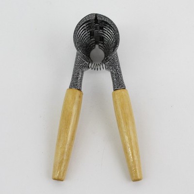 Handheld Pecan Walnut Nutcracker With Wood Handle
