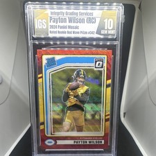 Panini 2024 Donruss Payton Wilson Rated Rookie RC #342 Steelers IGS 10