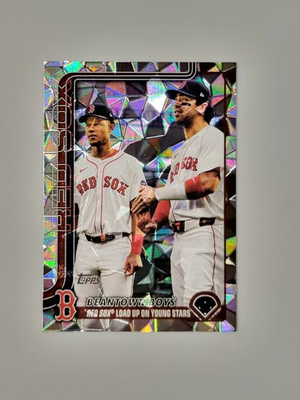 #ad #ad 2025 Topps Update Beantown Boys Diamante #US241 Campbell And Mayer Red Sox $1.50