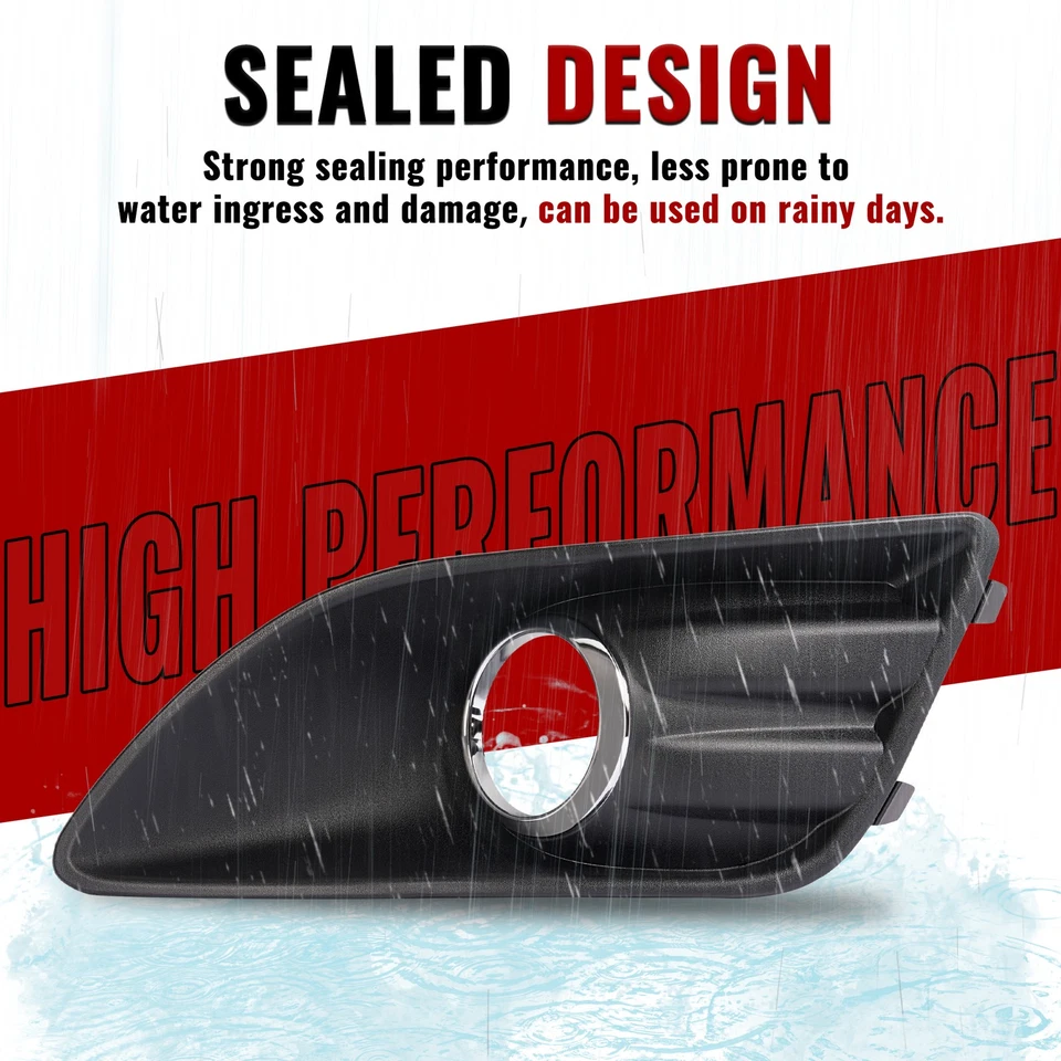 Fog Light Trim For Ford C-Max 2013-2018 Front Left Side Textured Black Bezel Foto 3 de 4