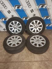 4 x VW Touran Golf MK5 6.5 x 15 Inch 5x112 Wheels & Tyres 1K0 601 025 AQ