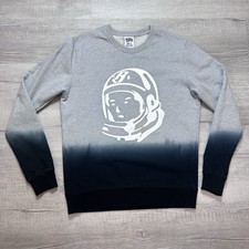 Billionaire Boys Club Crewneck Astronaut Sweatshirt Men  s Size Small Gray Ombre