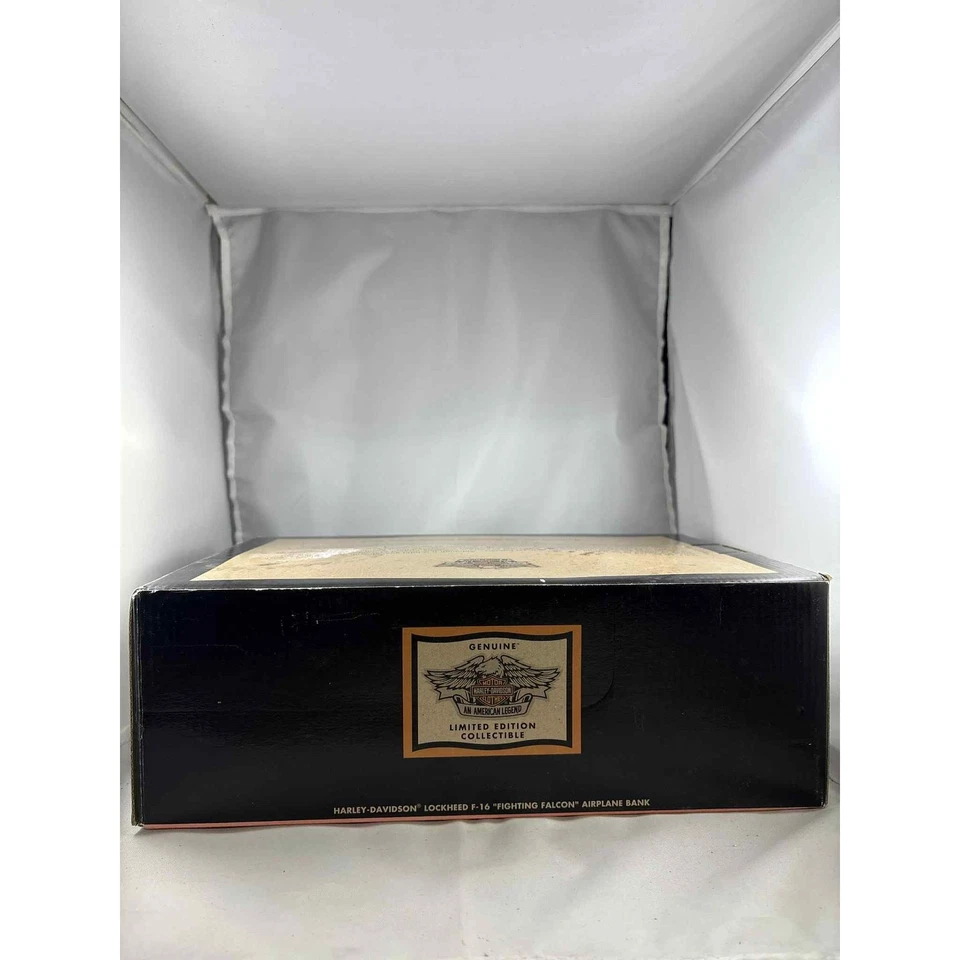 Harley Davidson Lockheed F-16 Airplane Bank - Die-Cast Replica - Image 4 of 4