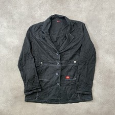 Dickies Blazer Jacket Womens XS Vintage Workwear Sports Coat, Black