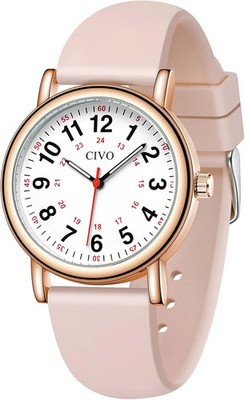 CIVO Nurse Watches for Women Men: Analog Waterproof Watch with Second Hand Easy-