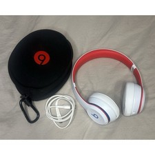 Beats by Dr Dre Solo3 Wireless On-Ear Headphones Limited Club Edition White Red