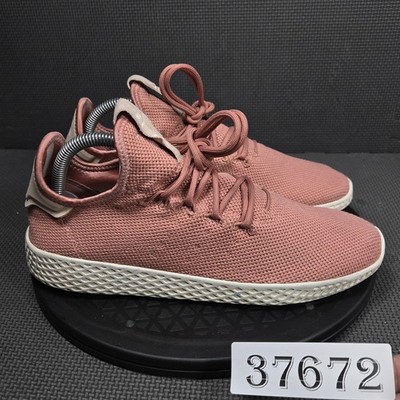 Adidas Pharrell Williams Tennis HU Shoes Womens Size 9 Pink Sneakers DB2552