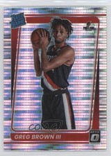 2021-22 Donruss Optic Target Box Set Pulsar Prizm Greg Brown III Rookie RC 0jo2