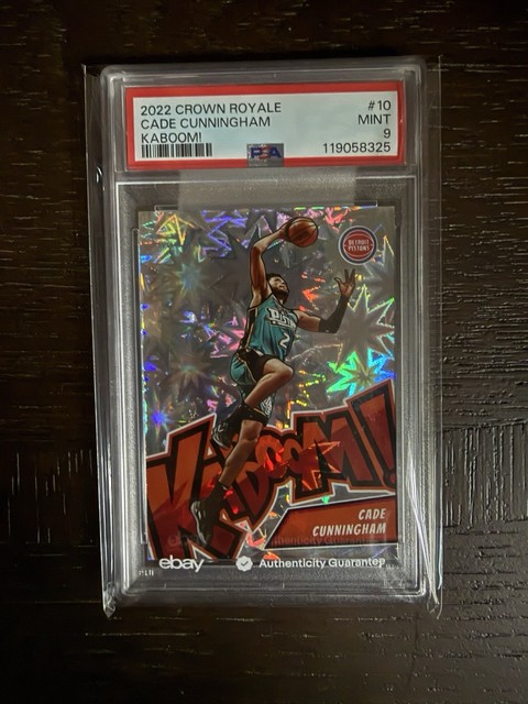 Cade Cunningham 2021 Panini Crown Royale Kaboom!