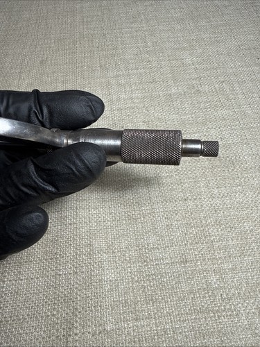 Vintage Starrett No.231 0-1" .0001" Outside Micrometer, Ratchet Thimble - Picture 4 of 10