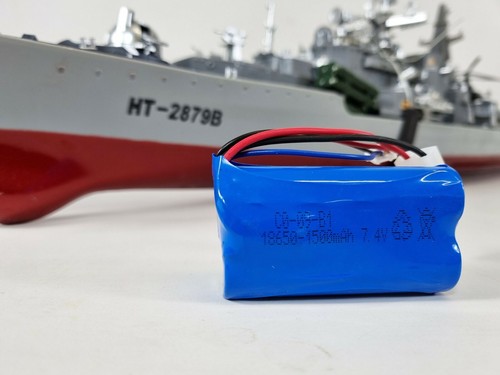 HENG LONG Tank Battle Boat RC destroyer Battery Pack Tamiya 1500mah 7.4V UK toy - Picture 3 of 7