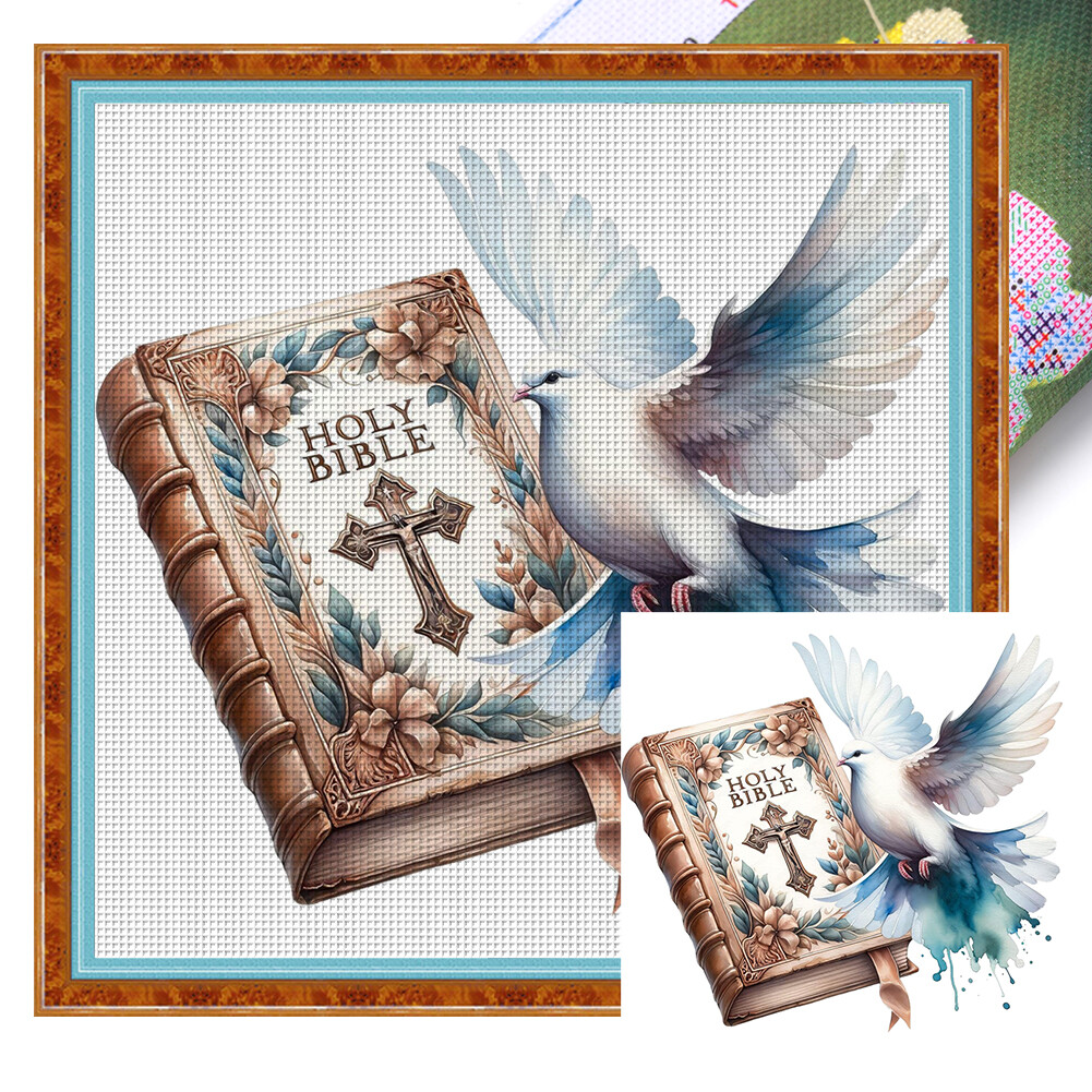 Biblical Thread Full Embroidery Eco-cotton Thread 11CT Printed Bible Cross Stitch Kit ...