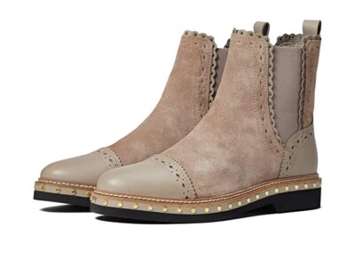 Suede Studded Accents Chelsea Boots Freda Salvador Suede Studded Accents Chelsea Boots - Blue  main image 2