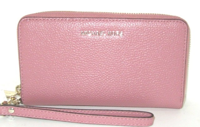 michael kors rose pink wallet