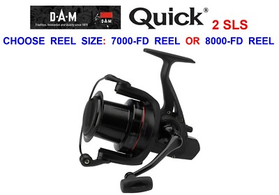 AUSVERKAUF DAM QUICK 2 SLS ROLLE LONG CAST MEER KARPFEN ANGELN BIG PIT SPOD MARKER