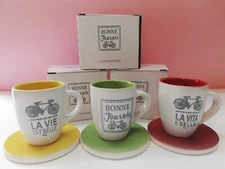 Mcdonald's McCafé 3 CUPS COFFEE THE WAY EAST BEAUTIFUL VILLA D'ESTE COFFEE CUPS MUG