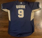 JAMIE QUIRK GAME USED WORN ST / BP MLB BASEBALL SAN DIEGO PADRES JERSEY