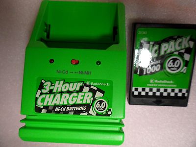 R/C Car Battery Pack Power Max Index 1000 6.0 volts