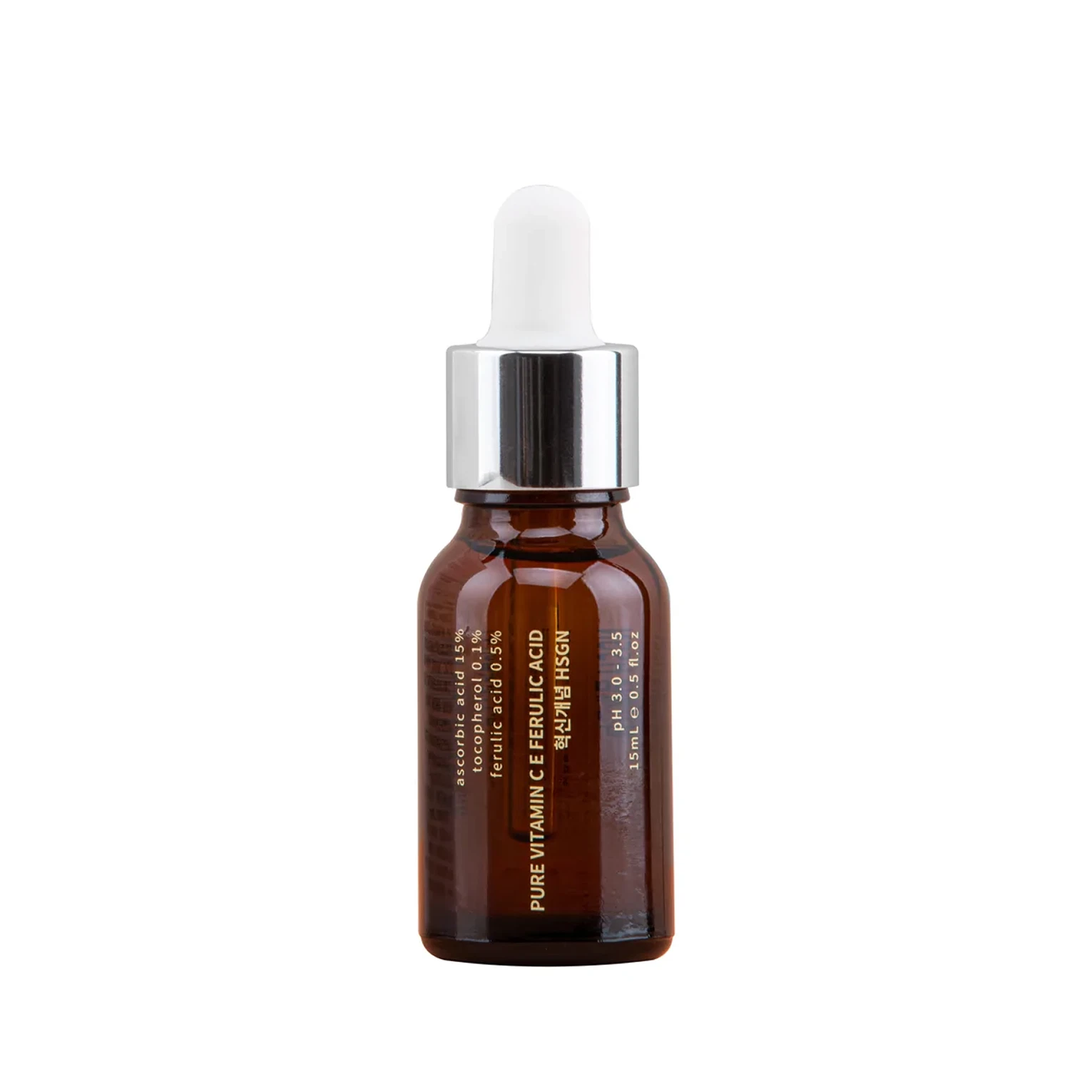 HSGN Pure 15% Vitamin C E Ferulic Acid Serum 0.5oz / 15ml Antioxidant K-Beauty