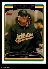 2006 Topps #588 Ken Macha Athletics MANAGER 8 - NM/MT