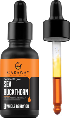 Sea Buckthorn Oil Organic   1 Fl Oz | Super Critical Extract of Himalayan Sea Bu