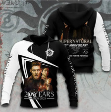Supernatural 3D HOODIE HALLOWEEN GIFT CHRISTMAS GIFT BEST PRICE OVER PRINT
