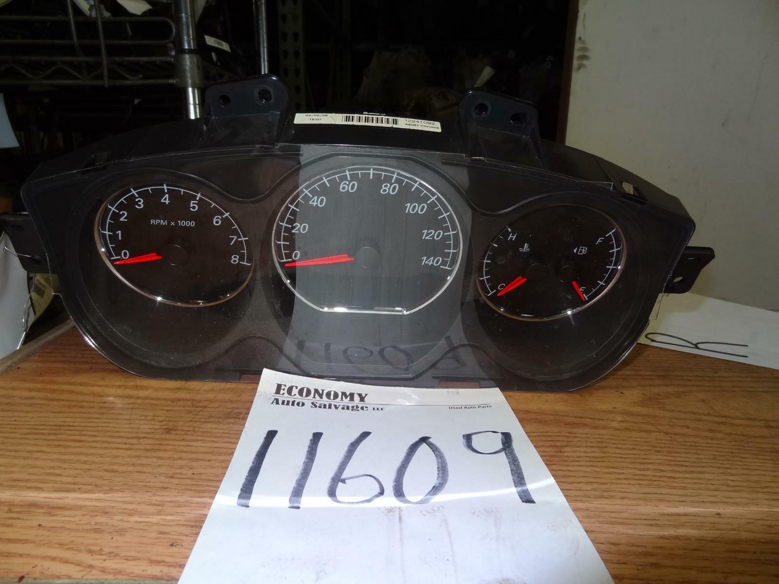 BUICK LUCERNE Speedometer MPH, CX, with out option UJ8; ID 06 eBay