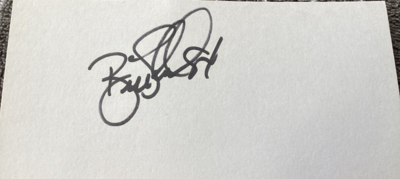 BILL SCHROEDER Personally Autographed Signed NFL Card PACKERS LIONS BUC FreeShip