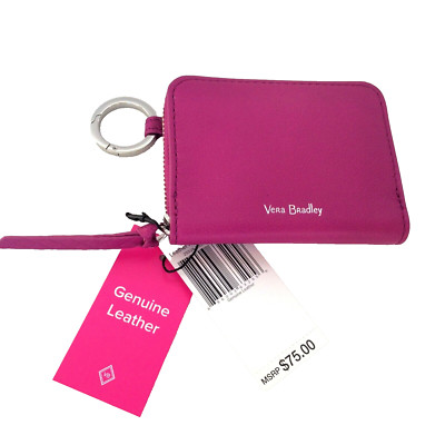 Vera Bradley Wallet Leather RFID Sycamore Wild Berry New with tags 