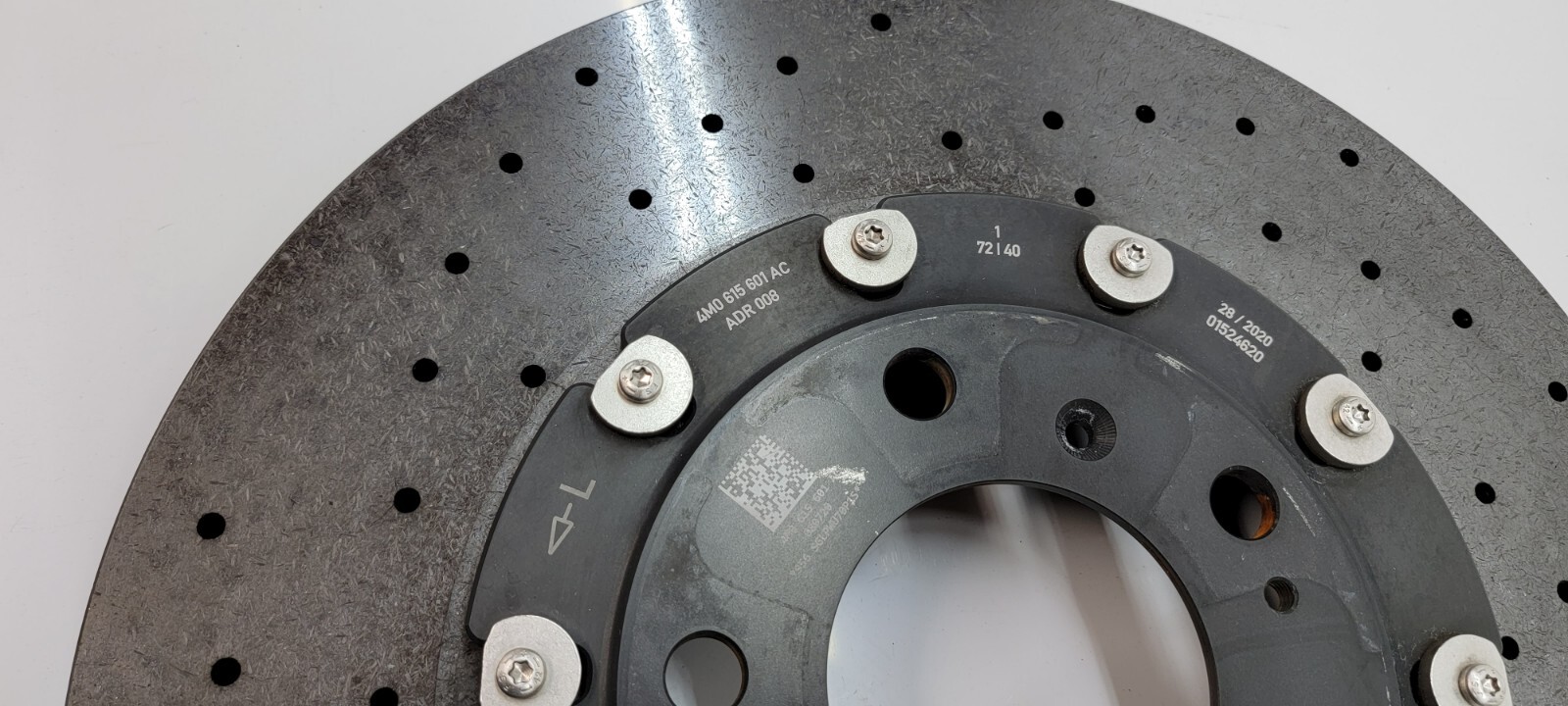 LAMBORGHINI URUS REAR LEFT DRIVER SIDE BRAKE DISC ROTOR CCB OEM  