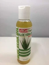 AFRICAN ANGEL NATURAL  ALOE VERA OIL HAIR, BODY OILS 4 FL OZ 