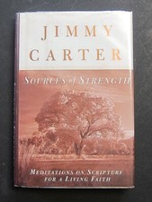 President Jimmy Carter SIGNED Sources of Strength: Meditations on Scripture