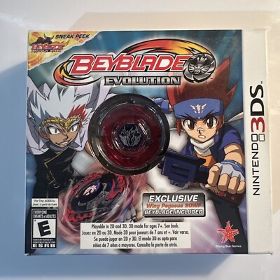 Beyblade Evolution (Nintendo 3DS, 2013) Brand New Sealed W/ Wing Pegasis *RARE*