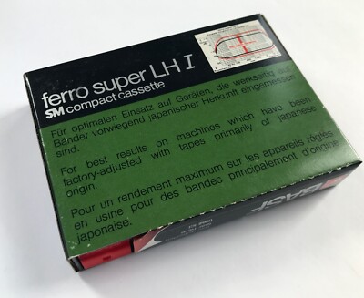 BASF 90 ferro super LH I CBOX cassette 90 Germany BRAND NEW SEALED