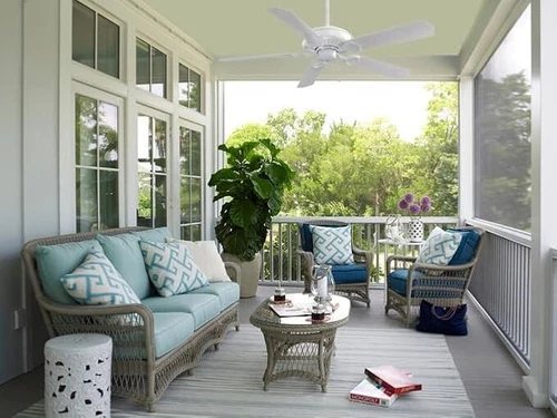 54" Ceiling Fan In White By Minka Aire From The Sundowner Collection - Picture 3 of 5