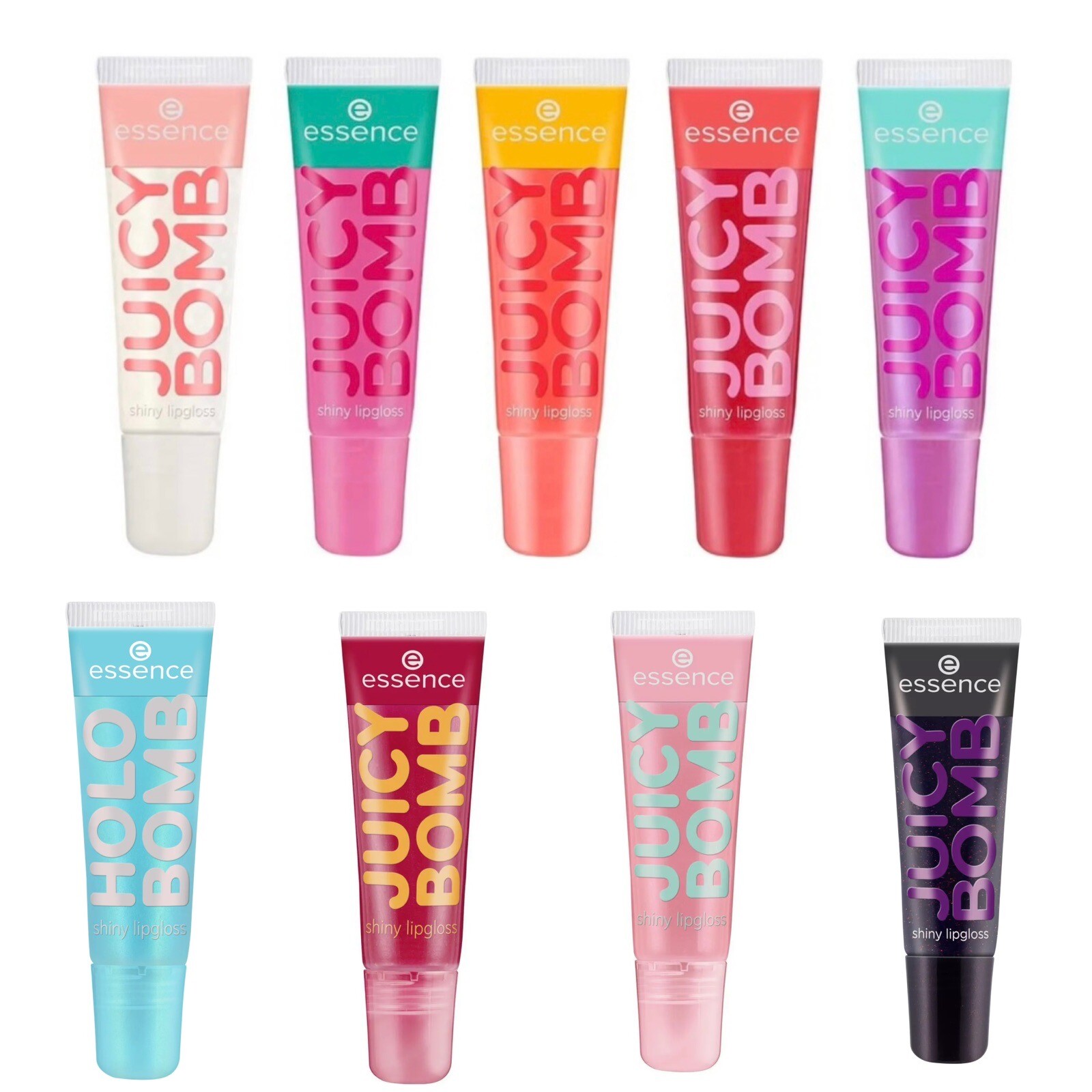 NIEUW 14x Essence Juicy Glow Lip oil & Essence Juicy Bomb Lipgloss eBay