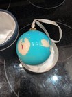 Dillards 7 Seven Swans a Swimming 12 Days of Christmas Glass Ornament 2013 Blue — photo 3