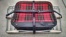 Vintage Straps PORSCHE 356 Leitz Lietz Luggage Trunk Rack Blk Leather Hand Made